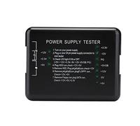 Mtlavishness Black Computer Pc Power Supply Tester With Indicator Light Powerful Testing For Multiple Connectors Ideal For Atx Sata Hdd Power Supplies Prevents Electrical