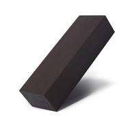 Mtlavishness Black Ebony Wood Lumber Blank Deluxe Tough Colorfast Anti Aging Material for Music Instrument Inlay Tool Handles Decorations Approx 12 By 4 By 2 5 Cm