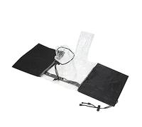 Mtlavishness Black Universal DSLR Camera Rain Cover Case with Transparent Material and Flash Location Ideal for Outdoor Photography Approx 30x25x5cm and 182g