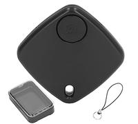 Mtlavishness Bluetooth Anti Loss Device Key Finder Black Smart Portable Item Locator with Adjustable Volume, IP67, 10 50m Working Distance, Easy Hanging Design for Keys, Bags