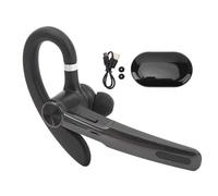 Mtlavishness Bluetooth Digital Power Display Noise Reduction Wireless Business Headphone with Charging Case for Sports and Driving Long Battery Life Comfortable Ear Hook Design
