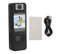 Mtlavishness Body Worn Camera 1080P HD Video Recording with 1.54 Inch Display 180 Degree Rotating Lens Ideal for Travel Driving Meetings and Outdoor Sports Magnetic Video