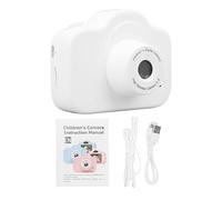 Mtlavishness Children Digital Camera Stunning 2000W HD Dual Camera 20 Inch IPS Screen Multi Functional Toy for Toddlers Ideal for Capturing Precious Moments at Home or Outdoor (White)