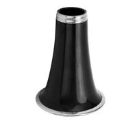 Mtlavishness Clarinet Bell Replacement Enhance Sound Performance Of Wind Instruments With ABS Plastic And Plated Metal Ring For All Wind Instrument Lovers (CC28 Black)