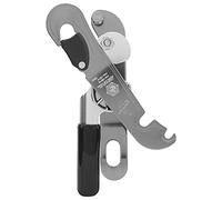 Mtlavishness Climbing Descender Device, Aluminum Climbing Stop Descender with 7075 Aviation Aluminum Construction for Rappelling, Mountaineering, Cave Exploration, High Altitude