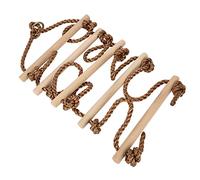 Mtlavishness Climbing Rope Ladder Swing for Kids Garden Exercise Equipment with Adjustable Height Safe Wooden Construction Perfect for Outdoor Play Promotes Physical Health and