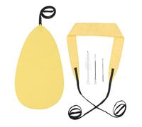 Mtlavishness Comprehensive Clarinet And Saxophone Cleaning Kit Materials Portable Design For On The Go Cleaning Flannel And Mane Material Yellow Color