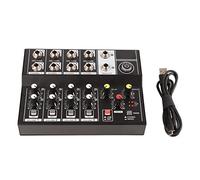 Mtlavishness Computer Recording Equipment 21×14×6 Q48 Portable Channel Stereo Sound Mixer Amplifier Console Music Mixer