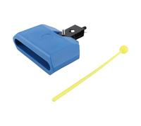 Mtlavishness Cow Bell Noise Maker ABS And Metal Construction Suitable For Drum Set Percussion Instrument Music Education Cheering At Sporting Events Color Red Or Blue Optional