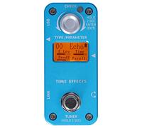 Mtlavishness Delay Reverb Effect Pedal Futuristic And Retro Design Minimizes Tonal Loss For Electric Guitar In Bedroom Studio Or Stage Aluminum Material Blue Color 20dBu Standard