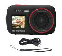 Mtlavishness Digital Camera High Performance Coms Chip 72mp Photos 2 5k Video Output 16x Digital Zoom Autofocus Anti Shake Dual Screen For Travel And Various Events With 750mah (Black)