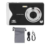 Mtlavishness Digital Camera High Resolution 4K Autofocus 48MP 16X Zoom Compact Camera for Photography Travel and Social Gatherings With 3 Inch TFT Display Screen Up To 128GB (Black)
