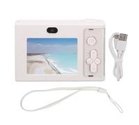 Mtlavishness Digital Vlogging Camera 48MP High Resolution 1080P Video Output 8x Digital Zoom Anti Shake Auto Light Sensitive Ideal for Traveling Friends Gathering Graduation and (White)