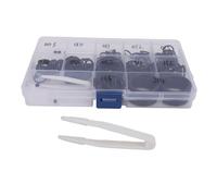 Mtlavishness Diving O Rings, 170pcs Scuba O Ring Kit for Diving Equipment, Effective Sealing Practical Scuba Diving O Rings Pack, Dive Hoses O Ring, Suitable for Nitrox Diving,