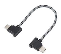 Mtlavishness Drone Remote Controller Data Cable, Type C to Type C Data Cable for Air 2 Mini 2, Right Angle Design Ensures Stable Connection, Fast Data Transfer for Drone Flying