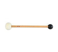 Mtlavishness Drum Mallet Antislip Bass Drum Percussion Stick Hammer Ideal For Musical Performances Made Of Beechwood With Soft Felt White Head 32cm Long (Black and White SP 04 23cm)