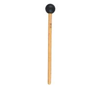 Mtlavishness Drum Mallet Antislip Bass Drum Percussion Stick Hammer Ideal For Musical Performances Made Of Beechwood With Soft Felt White Head 32cm Long (Black SP 05 21cm)