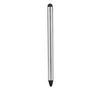 Mtlavishness Dual Use Capacitive Universal Touch Screen Pen Stylus Ideal For On The Go Writing And Drawing On All Mobile Phones And Tablets Compact Light Weight With Dual Head (Silver Grey)