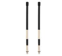 Mtlavishness Durable Maple Wood Drumsticks Ideal For Drummers Practicing And Performing On Stage With Smooth Surfaces Lightweight Design And Black Rubber Band Reinforcement At The (Black)