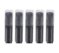 Mtlavishness Eb Alto Saxophone s Resin Material With Glossy Finish Enhanced Elasticity And Long Lifespan Suitable For Beginners And Professional Players In Daily Practice Stage (Black)