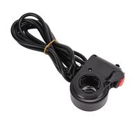 Mtlavishness Electric Bicycle Thumb Throttle 3 Speed Governing Controller Finger Throttle Accelerator Universal 12V 99V Voltage Automatic Identification 6 Core Wire for Electric