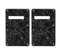 Mtlavishness Electric Guitar Backplate Pretty Colour And Pearl Like Lustre Safe Protection For Scratching Impact And Falling Standard Design Suitable For Various Electric Guitar (Black Pearl)