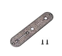 Mtlavishness Electric Guitar Control Plate Replacement Metal Carved Accessory For TL Black Guitar Zinc Alloy Iron Construction Durable Rustproof Design (Black)
