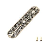 Mtlavishness Electric Guitar Control Plate Replacement Metal Carved Accessory For TL Black Guitar Zinc Alloy Iron Construction Durable Rustproof Design (Gold)
