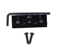 Mtlavishness Electric Guitar Nut Premium Metal String Locking Nut with Security Locking for Easy Installation on Most Electric Guitars 42mm Length This title starts with the core (Black)