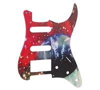 Mtlavishness Electric Guitar Pickguard Environmentally Friendly Odorless Lightweight Portable Fits All Electric Guitar Playing PVC Made Front Plate Panel Cover Instrument