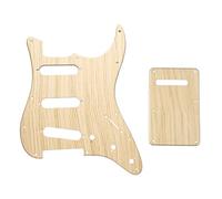 Mtlavishness Electric Guitar Pickguard With Back Cover Plate Set Protect Your Guitar With Decorative Effect And Smooth Edges For Electric Guitar Lovers Plastic Material Approx