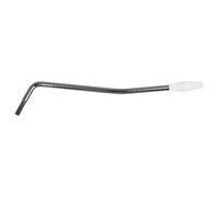 Mtlavishness Electric Guitar Rocker Arm Metal Single Tremolo System Whammy Lever Bar With Pitch Adjustment And Glossy Texture For Pop Rock Jazz Music Silver Bar White Handle (Black Bar White Handle)