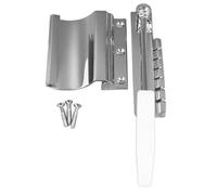 Mtlavishness Electric Guitar Treble Bridge with Adjustable Amplitude and Precise Tuning Capabilities Ideal for Jazz Music Performance on LP SG Series Guitars Made of Excellent (Silver)