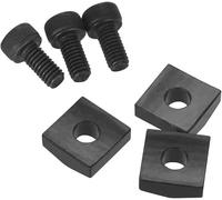 Mtlavishness Electric Guitar Tremolo Bridge String Locks Durable Anti Metal Material Ideal For Electric Guitarists With 3 Sets Of Nut Blocks And Hex Screws (Black)