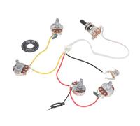 Mtlavishness Electric Guitar Wiring Harness Kit High Compatibility And Quick Connection For Epi LP SG Dot Series Guitars With 500K Full Size Potentiometers 0 022uF Capacitor And 1