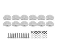 Mtlavishness Electric Guitars Guitar Tuning Pegs Buttons Made Of Excellent Plastic And Metal For Better Feel And Experience Suitable For Electric Guitars Folk Classical Guitars (White)