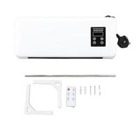 Mtlavishness Electric Wall Heater 1500W Wall Mounted Space Heater With Remote Control Fast Heating And Cooling Function Bathroom Safe Heating Machine With Towel Drying Rack For