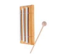 Mtlavishness Energy Chime Three Tone Musical Toy Percussion Instrument Exquisite And Durable For Kids Classroom And Gift Giving With 16 * 8 * 3cm Size