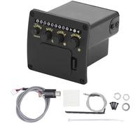 Mtlavishness EQ01 Acoustic Guitar Tuner Boost Your Playing Experience With 2 Band Tone Control Ideal For Home Practice Stage Performances And Studio Recordings Made Of Premium