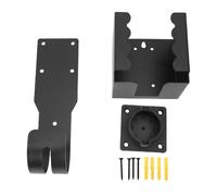 Mtlavishness EV Charger Holder Wall Mount Kit Fit for J1772 Connector Carbon Steel J Hook EV Charging Box Cable Holder for Electric Vehicles with Heavy Duty Support and Efficient