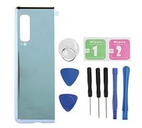 Mtlavishness Fashionable Simple Battery Glass Back Cover Rear Housing Replacement for Fold Smartphones Popular in Business Scenarios Made of Glass Lightweight and 98g in Weight (Silver)