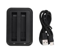 Mtlavishness Fast Battery Charger Hub for X4 Camera Dual Channel Rapid Charging with LED Indicators Ideal for On The Go Photography and Videography Compact And Safe Made Of ABS In