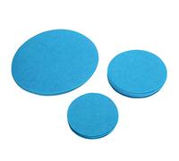 Mtlavishness Felt Dish Pads 48PCS Lake Green Bowl Pot Stacking Dividers Friction Plate Separators for Kitchen Cabinet Storage Delicate Porcelain Glass Tableware (48PCS)