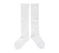 Mtlavishness Fencing Socks Thickened Cotton Unisex Protective Stockings for Epee Sabre Foil Women Men Professional Sports Training Competition White Size M Stretch Socks Mouth (S)