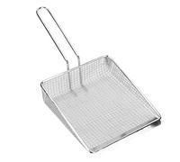 Mtlavishness Filter Scooper Frying Shovel Strainer Scooper Kitchen Filter Scooper French Fries Scooper High Density Mesh Stainless Steel Cooking Food Strainer for Restaurant and