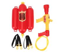 Mtlavishness Firefighter Backpack Water Toys for Kids Toddlers Multifunction Innovative Fun Simulation Fireman Backpack Nozzle Water Beach Toy with Safe Material High Simulation