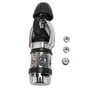 Mtlavishness First Stage Scuba Dive Regulator, 1st Stage Underwater Diving Regulator with Chrome Plated Brass Construction, 5 Ports for Versatile Airflow Control, Stable Pressure