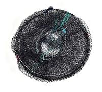 Mtlavishness Fishing Net Fish Trap Cage Foldable Cylindrical Design for Catching Lobster Crayfish Crab Crawfish Shrimp Fish Great for Freshwater Saltwater Fishing Enthusiasts (Diameter 40cm)