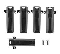 Mtlavishness Five Piece Set Of Handheld Walkie Talkie Intercom Waist Belt Back Clips Environmentally Friendly And Durable For Wireless Communication On The Go Suitable For 82