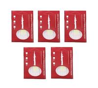 Mtlavishness Five Pieces Of Soprano Saxophone s Made Of Mature Resin Suitable For Beginners To Professionals For Daily Practice Stage Performance And Concerts With Strength 2 5 (Yellow)